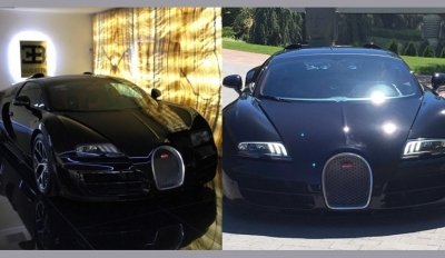 Роналду 1 млн евролик Bugatti Veyron автомобилини кўрсатди фото