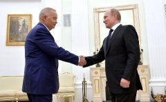 Президент Ислом Каримов Россия Президенти Владимир Путин билан учрашди фото