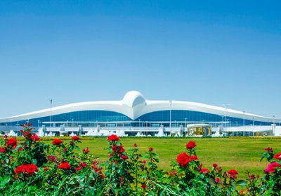 Туркманистонда қурилишига 2,3 млрд доллар сарфланган халқаро аэропорт очилди фото