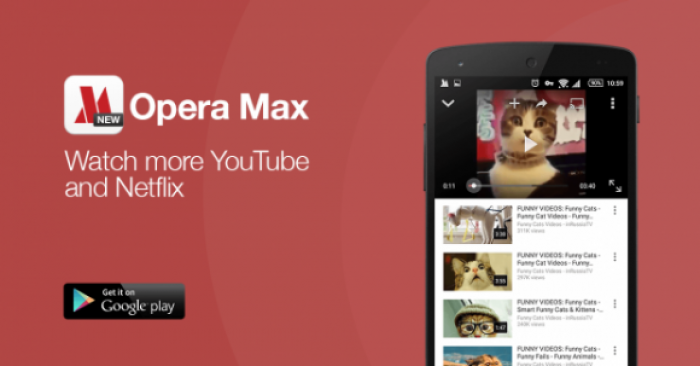 Opera Max дастури Youtube видеотрафигини сиқишни ўрганиб олди