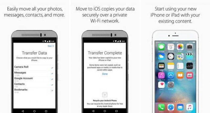 Move to iOS — iPhone`ga “o‘tish” uchun Android ilova