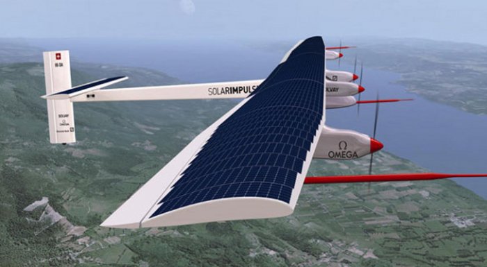 Solar Impulse 2 самолёти қуёш батареяларида парвоз қилиш бўйича рекорд ўрнатди