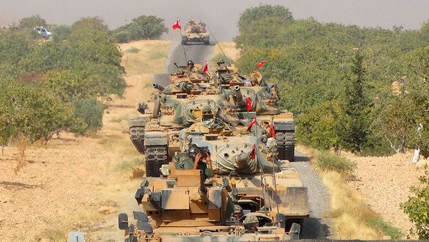 Suriyada kurdlar turklarning tanklariga hujum qilishni boshladi