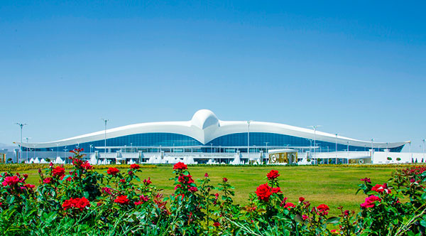 Turkmanistonda qurilishiga 2,3 mlrd dollar sarflangan xalqaro aeroport ochildi