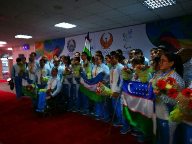 O‘zbekistonlik paralimpiyachilar Toshkentga etib kelishdi