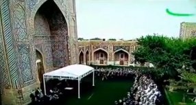 Video: Samarqanddagi Tilla Qori masjidida Islom Karimovga janoza namozi o‘qildi