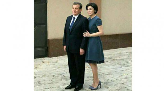 Ўзбекистон Республикаси президенти ва биринчи хоним (Фото)