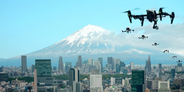 Yaponiyada dronlar shahri barpo etiladi