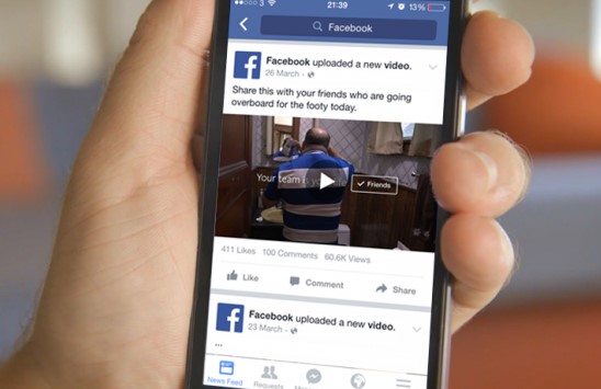Facebook videoroliklardan daromad olishning yangi tizimini ishga tushirdi