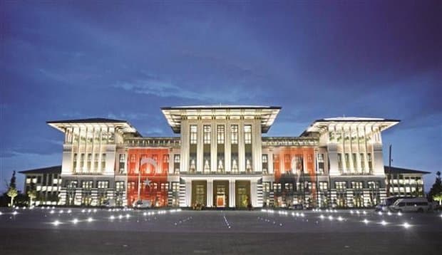 Anqarada qurilgan yangi prezident saroyi 615 million dollarga tushgan