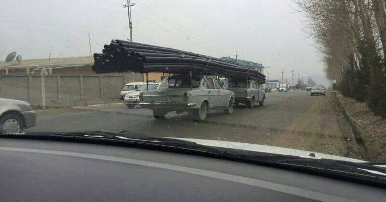 Toshkentda ikkita “Volga” GAZ-24 mashinasidan bitta yuk mashinasi o‘rnida foydalanildi