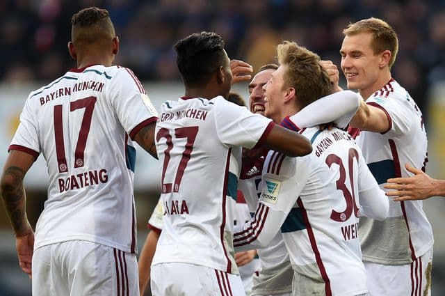 “Bavariya” g‘alaba qozondi, “Shalke” va “Bayer” so‘nggi daqiqalarda g‘alabadan mosuvo bo‘ldi