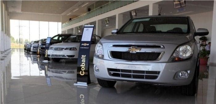 GM Uzbekistan avtomobillarining salondagi narxlari (2015 yil, 12 oktyabr)