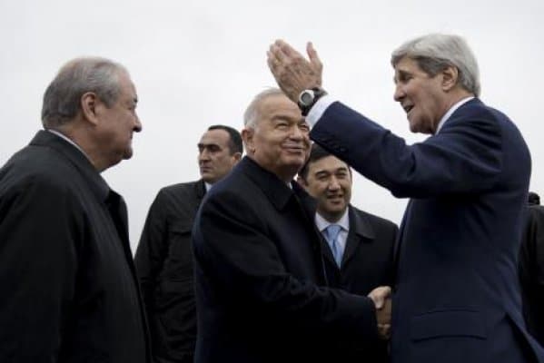 Islom Karimov AQSh davlat kotibi bilan uchrashdi