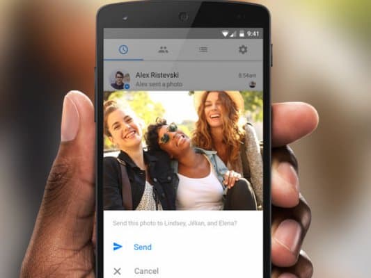 Facebook messenjerida telefonda do‘stlar rasmini topib, ularni do‘stlarga yuborishni taklif qiluvchi funksiya paydo bo‘ldi