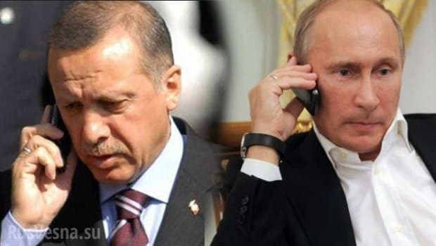 Путин ва Эрдўған кетма-кет иккинчи кун телефон орқали суҳбатлашишди