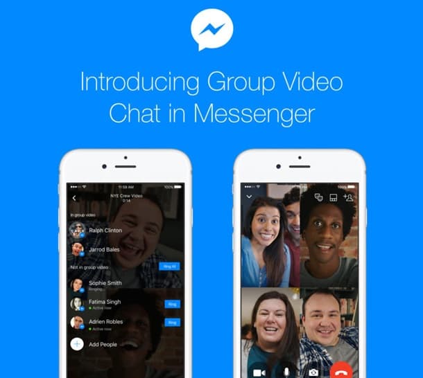 Facebook kompaniyasi Messenger dasturida guruh videoqo‘ng‘iroqlarini ishga tushirdi