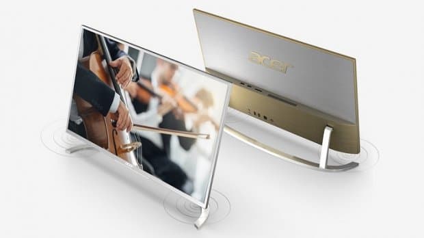Acer Aspire C22 ва C24 моноблоклари қалинлиги 8 миллиметрни ташкил этади
