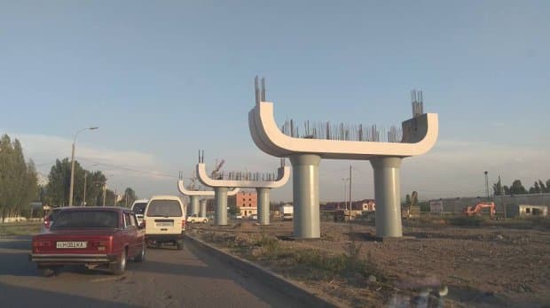 Сергелида ер усти метросининг қурилиши давом этмоқда (Фото)