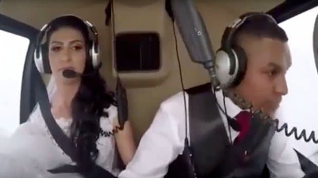Video: homilador kelin vertolyotda to‘yga ketayotib halokatga uchradi