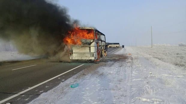 Ташқи ишлар вазирлиги баёнот берди: Қозоғистондаги автобус ёниши оқибатида 52 киши вафот этди