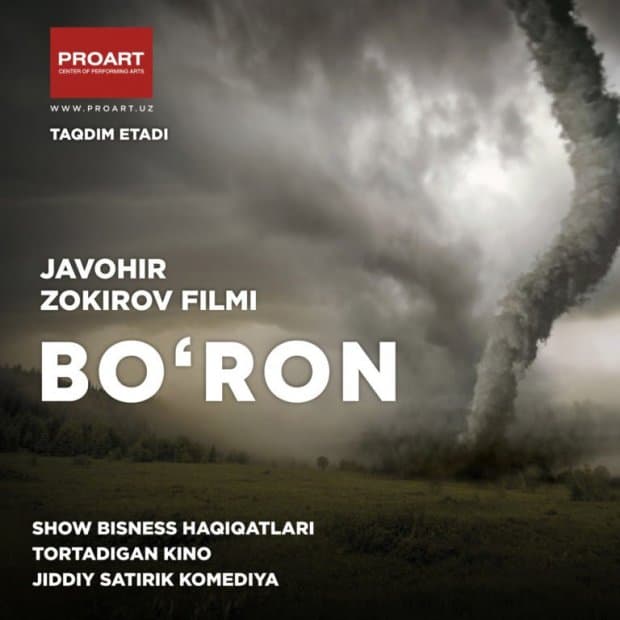 Жавоҳир Зокировдан янги фильм — “Бўрон”!