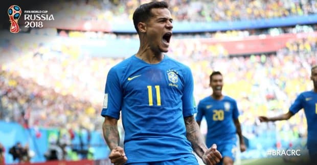 JCh-2018. Braziliya so‘nggi daqiqalarda Kosta-Rikani mag‘lub etdi (video)