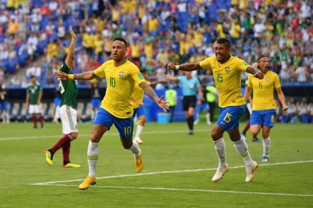 Braziliya ishonchli tarzda Meksikani mag‘lub etib chorak finalga yo‘l oldi