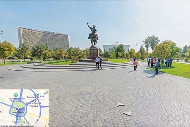 O‘zbekistonning panoramali xaritasi “Yandeks.Xaritalar”ga kiritildi