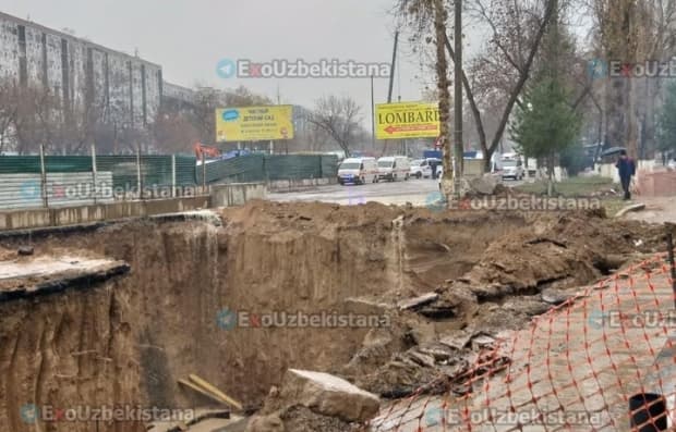Toshkent metrosi qurilishida avariya: o‘pirilish ostida odamlar qolgan bo‘lishi mumkin