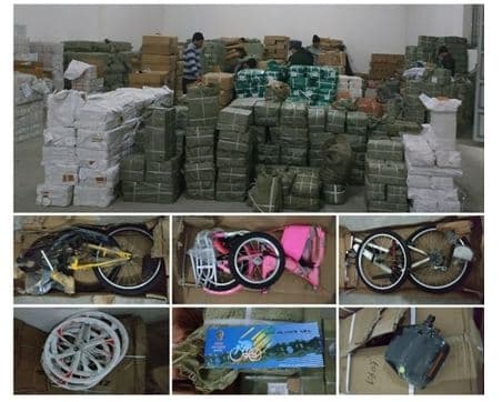 Velosipedlarni noqonuniy olib kirish rejasi chippakka chiqdi