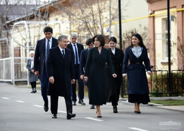 Shavkat Mirziyoyev saylovda ovoz berdi (foto)