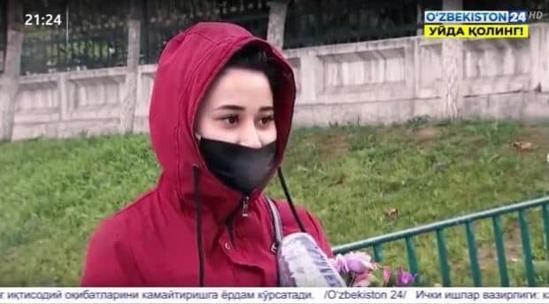 Коронавирусдан соғайган ўзбекистонлик қиз: «Бизга шунчалик меҳр бериб қарашгани учун раҳмат. Роса хурсандман»