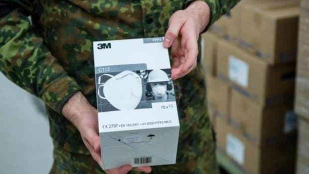 Берлин АҚШни Германияга мўлжалланган ниқобларни қароқчиларча эгаллаб олишда айблади