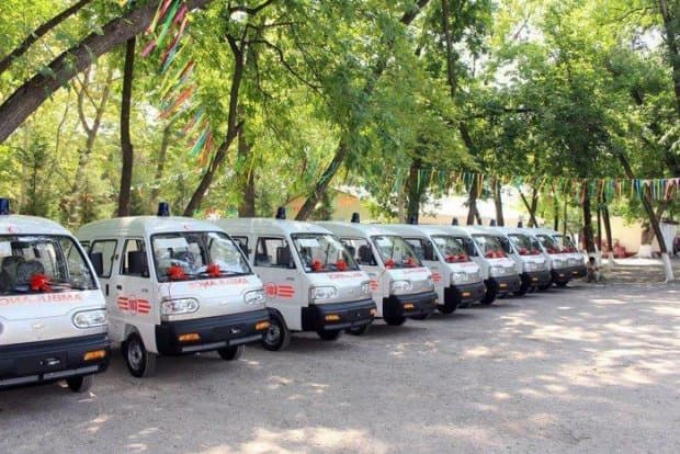 UzAuto Motors Tojikistonga tez yordam avtomobillarini yubordi