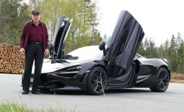 Norvegiyalik 78 yoshli erkak kunlik foydalanish uchun McLaren superkarini sotib oldi