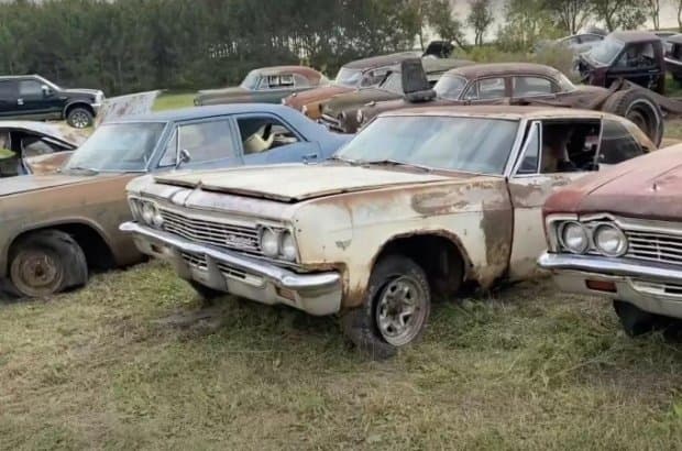 150 ta Chevrolet avtomobilidan iborat bo‘lgan «qabriston» topildi (video)