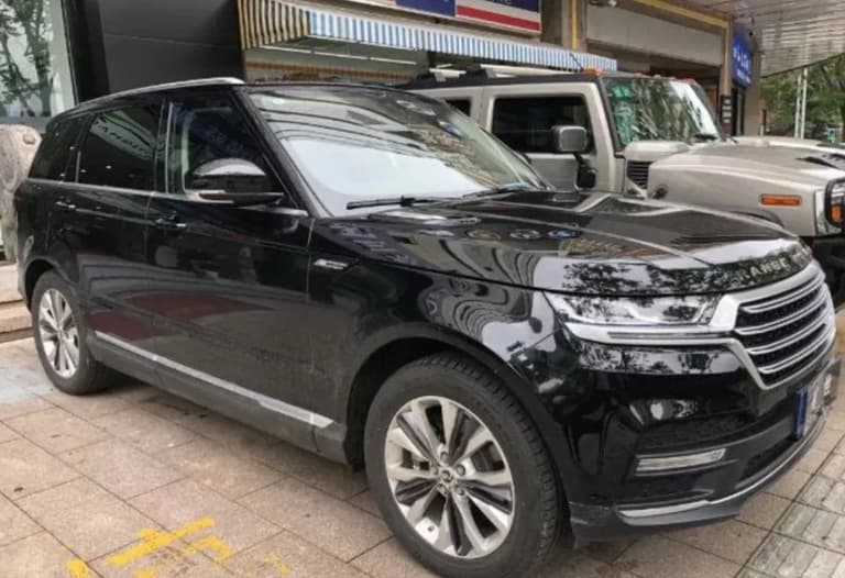 Xitoyda Range Rover’ning originalidan deyarli farq qilmaydigan nusxasi 10 barobar arzonroq narxda sotilmoqda