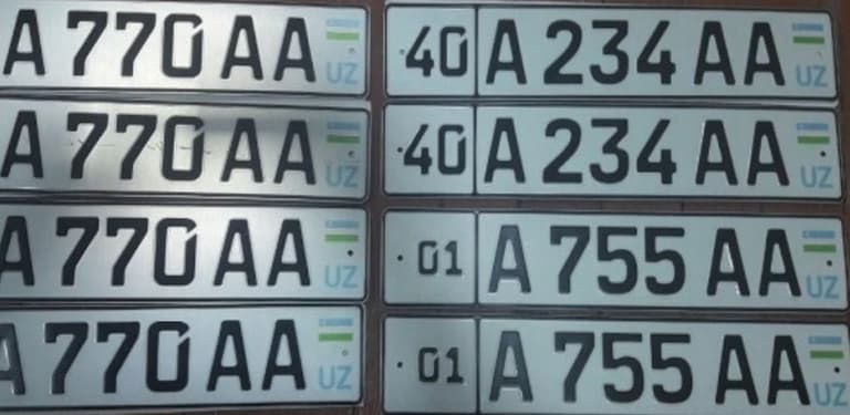 Ўзбекистонга қалбаки авторақамлар олиб кирилаётгани аниқланди
