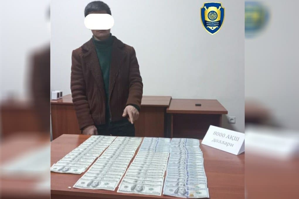 Андижонда тергов жараёнини ижобий ҳал этиш учун 8 минг доллар олган шахс ушланди