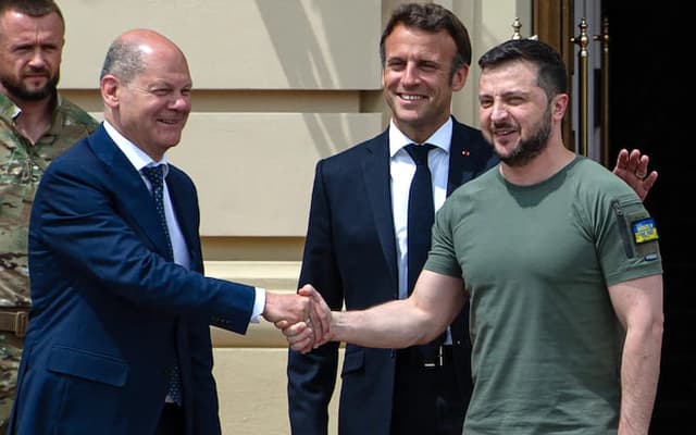 Zelenskiy: Shols va Makron bilan umumiy qarashlar mavjud