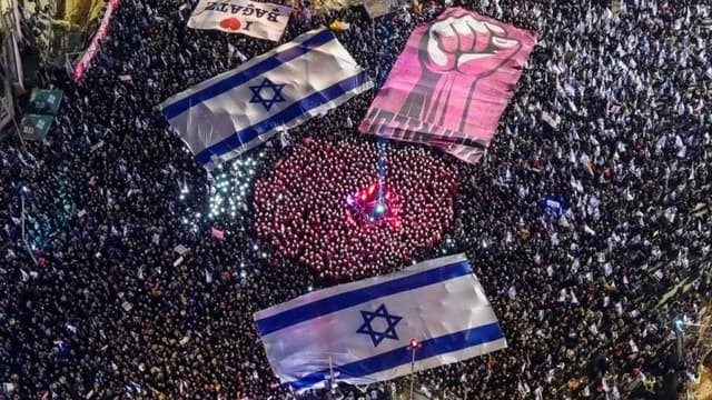 Исроилда ярим миллион киши норозилик намойишига чиқди