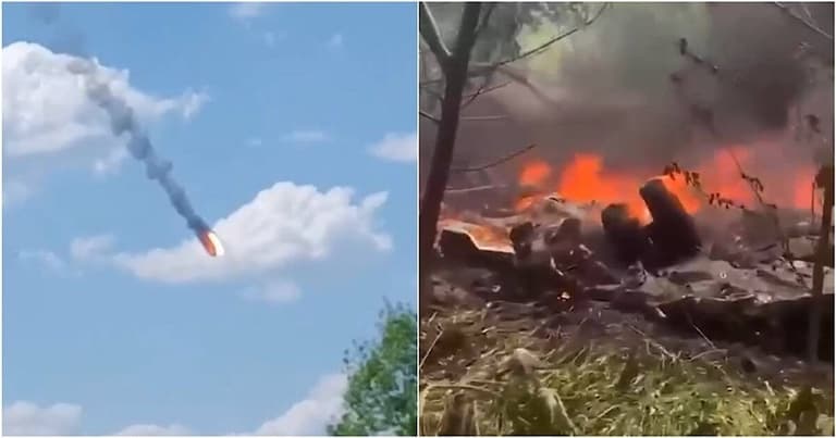 Rossiyada ikkita vertolyot va ikkita qiruvchi samolyot urib tushirildi