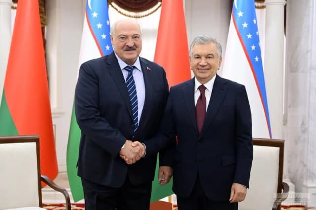 Shavkat Mirziyoyev Aleksandr Lukashenko bilan uchrashdi