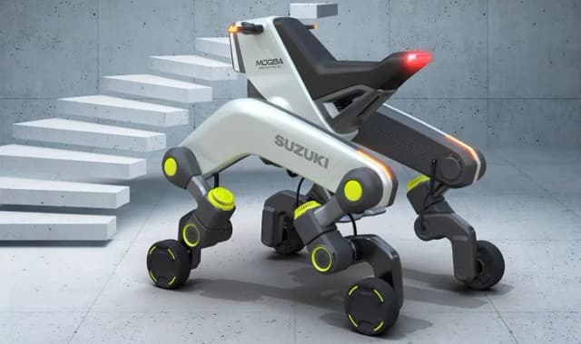 Suzuki зинадан чиқа оладиган «тўрт оёқли» мотоцикл ишлаб чиқди