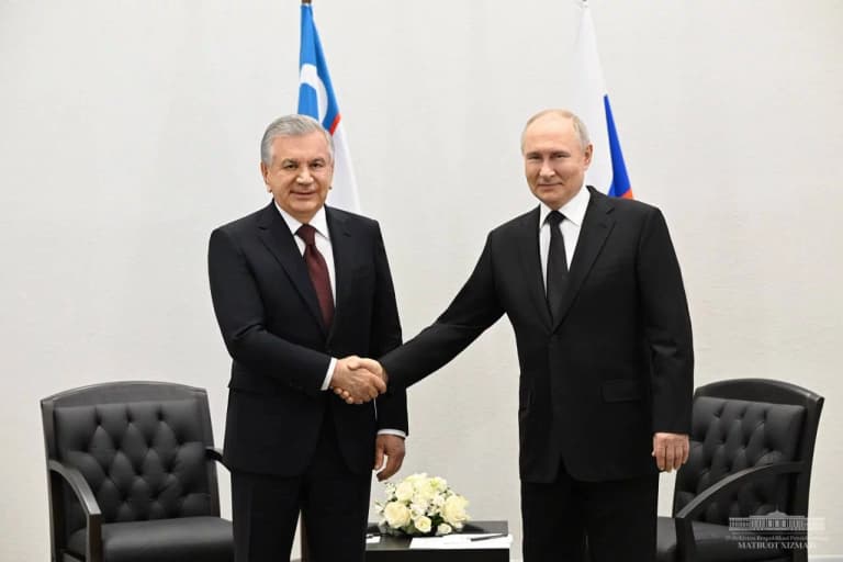 Shavkat Mirziyoyev Qozon shahrida Vladimir Putin bilan uchrashdi