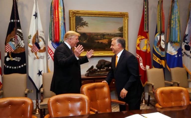 Orban Tramp Rossiyaga qarshi kurashga «sariq chaqa» ham sarflamoqchi emasligini aytdi