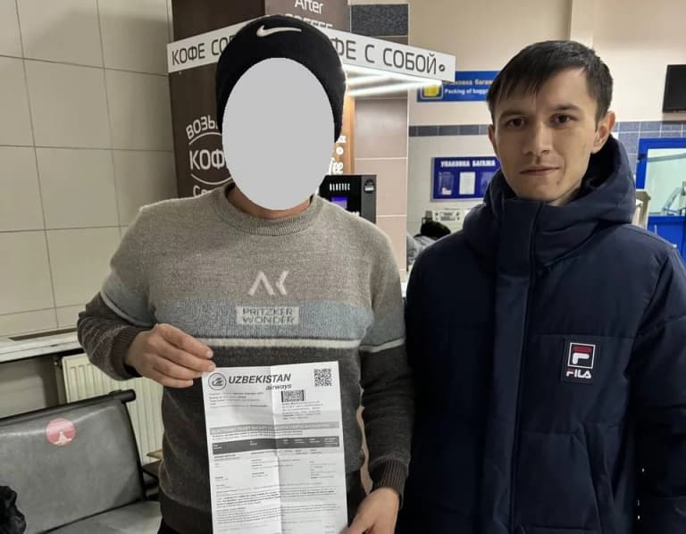 Rossiyada qiynalib qolgan o‘zbekistonlik vatanga qaytarildi