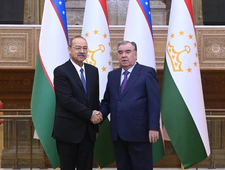 Abdulla Aripov Tojikiston prezidenti bilan uchrashdi