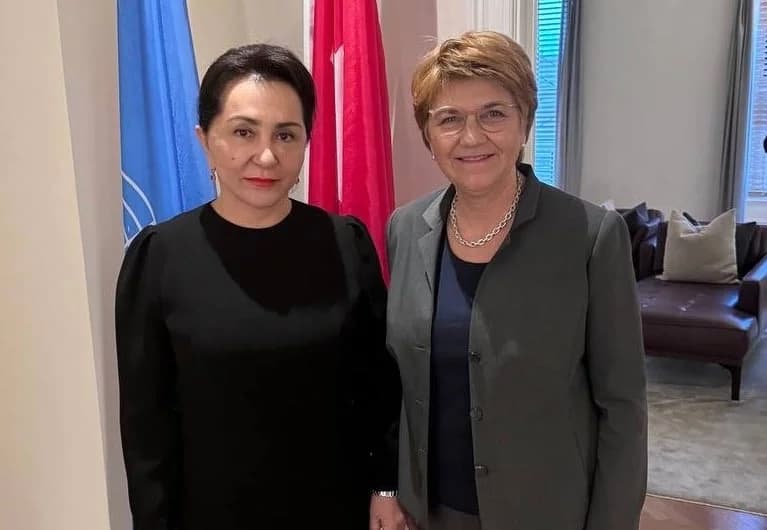 Сенат раиси Ню-Йоркда Швейцария президенти билан музокара ўтказди